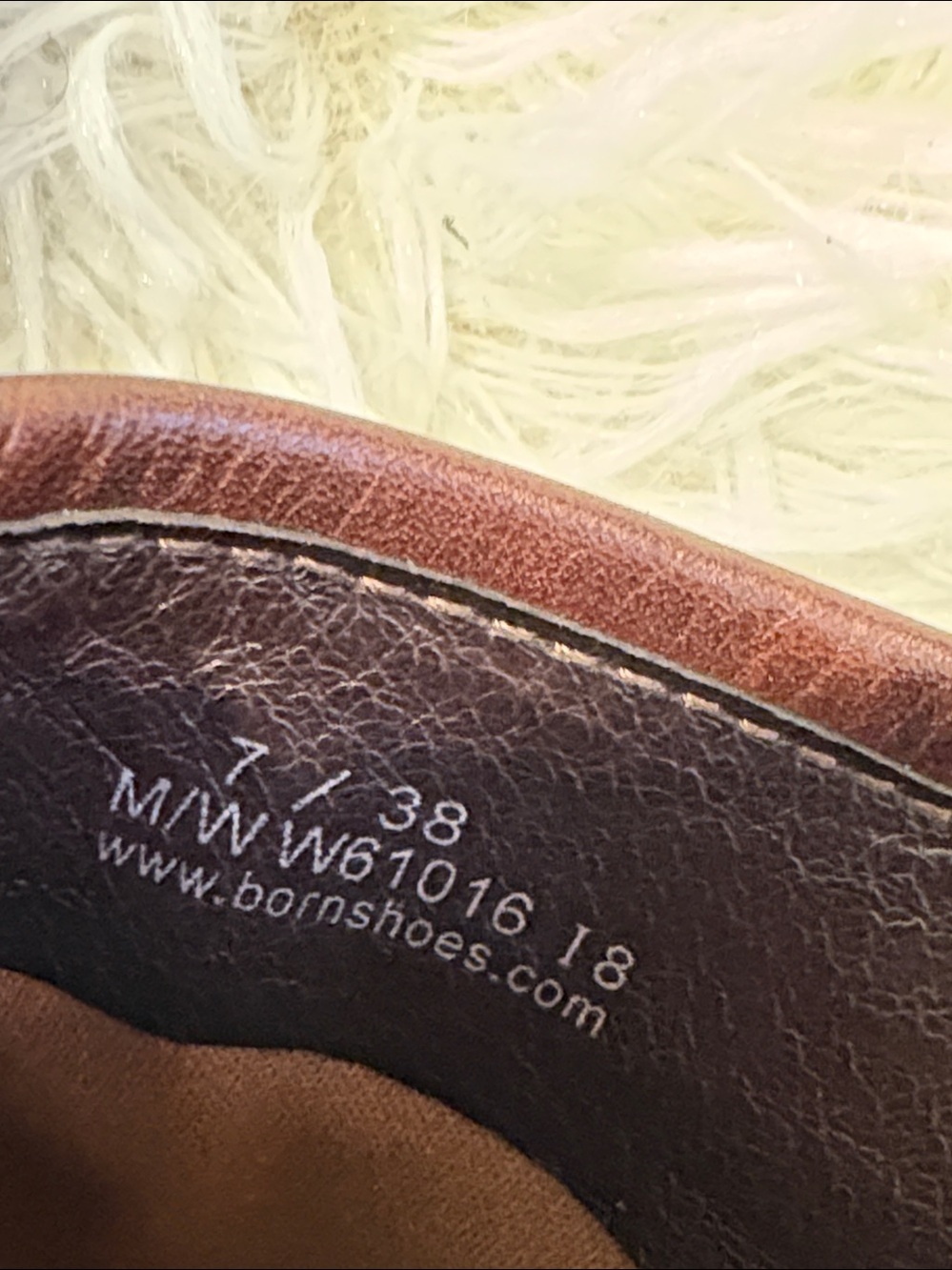 Born brown leather clogs size 7 - Picture 5 of 6